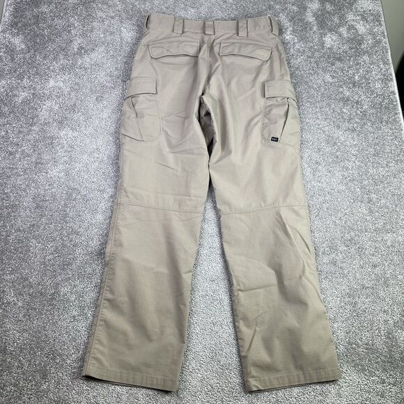 5.11 Tactical Stryke Cargo Pants Men's 32X31 Beige Straight Pockets Hunting - Picture 3 of 13